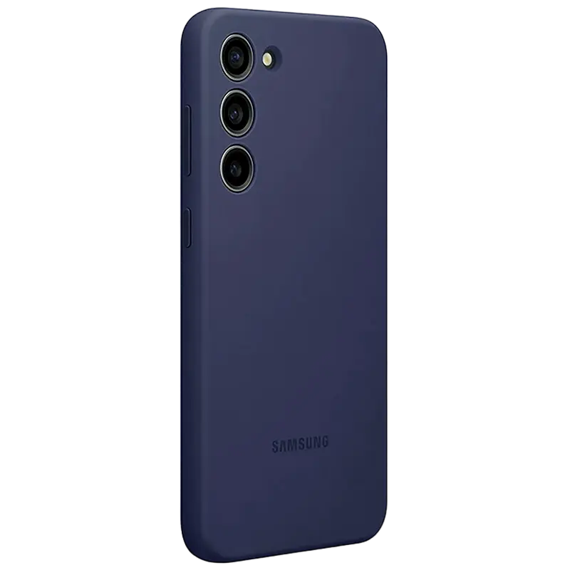 Чехол Samsung Galaxy S23+ Silicone Cover Силиконовый Чехол Темно-синии