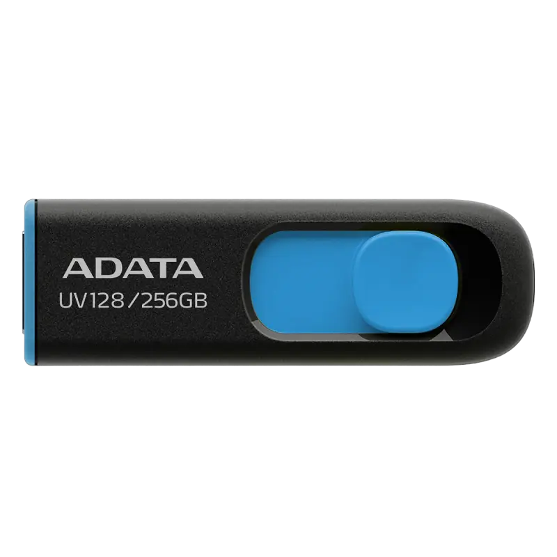 USB Flash накопитель ADATA UV128 256ГБ Черный/Синий