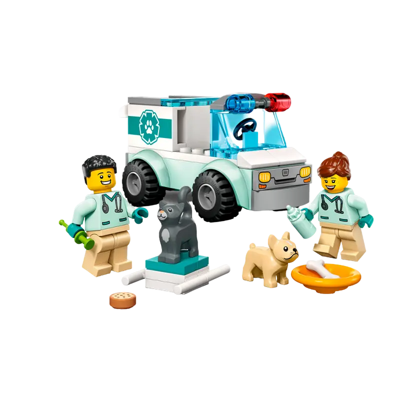 Конструктор LEGO Vet Van Rescue Разноцветный
