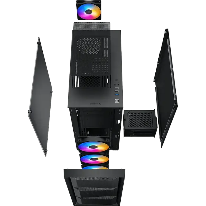 Компьютерный корпус Deepcool MATREXX 50 MESH 4FS Midi-Tower Черный