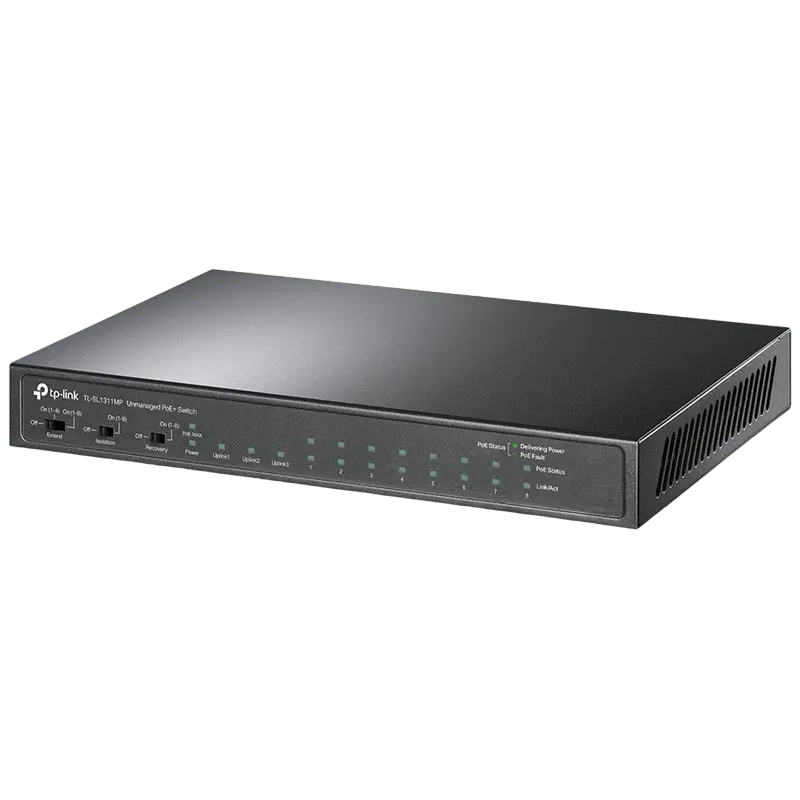 Comutator PoE TP-LINK Desktop Switch Negru