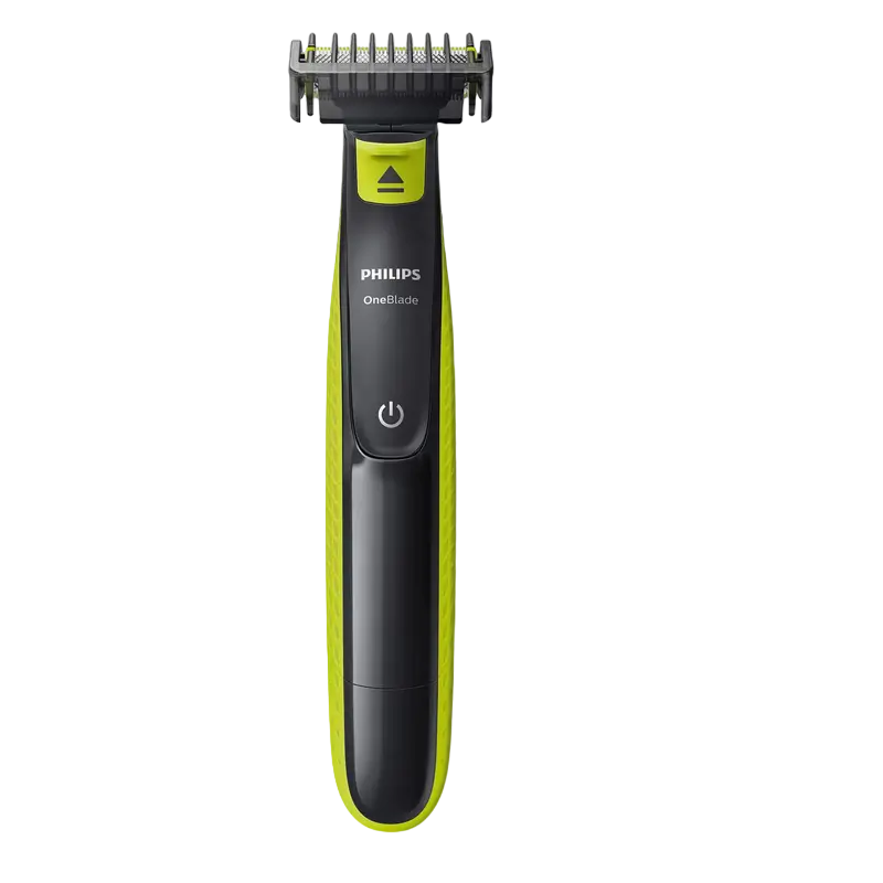 Мужской Триммер Philips OneBlade Черный | Зелёный