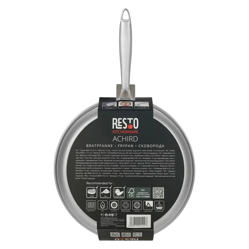 Сковорода RESTO Achird ACHIRD Нержавеющая сталь