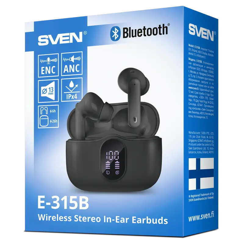 Наушники SVEN E-315B Чёрный