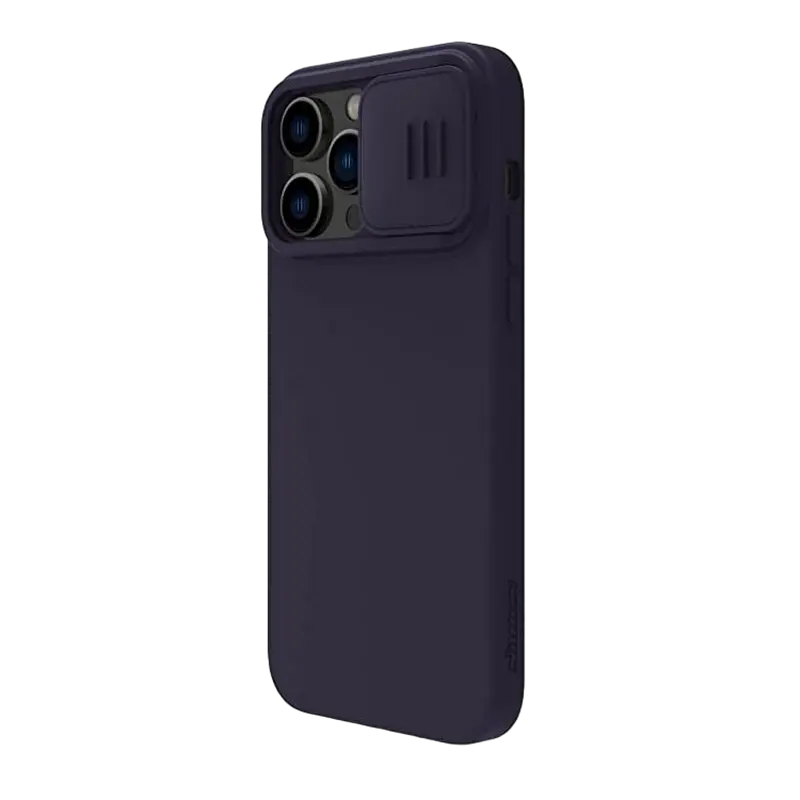 Husă Nillkin Apple iPhone 14 Pro Max CamShield Silky Silicone Camshield Violet închis