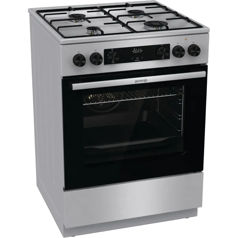 Комбинированная плита Gorenje GKS6C70XJ Нержавеющая сталь
