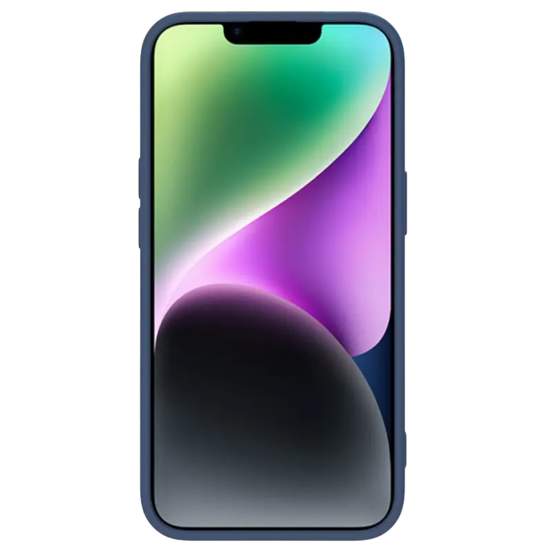 Husă Nillkin Apple iPhone 15 CamShield Silky Silicone CamShield Silky Albastru Marin