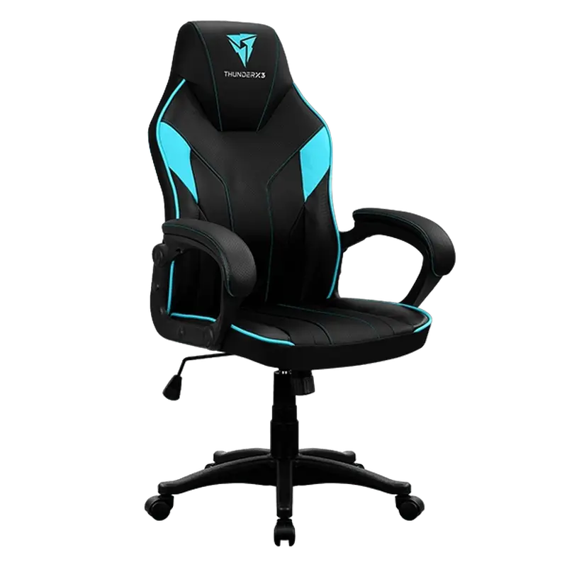 Игровое кресло ThunderX3 EC1 Искусственная кожа Черный/Синий