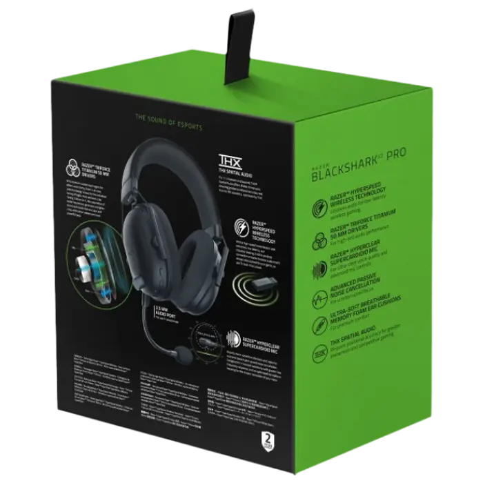 Наушники Razer BlackShark V2 Pro Чёрный