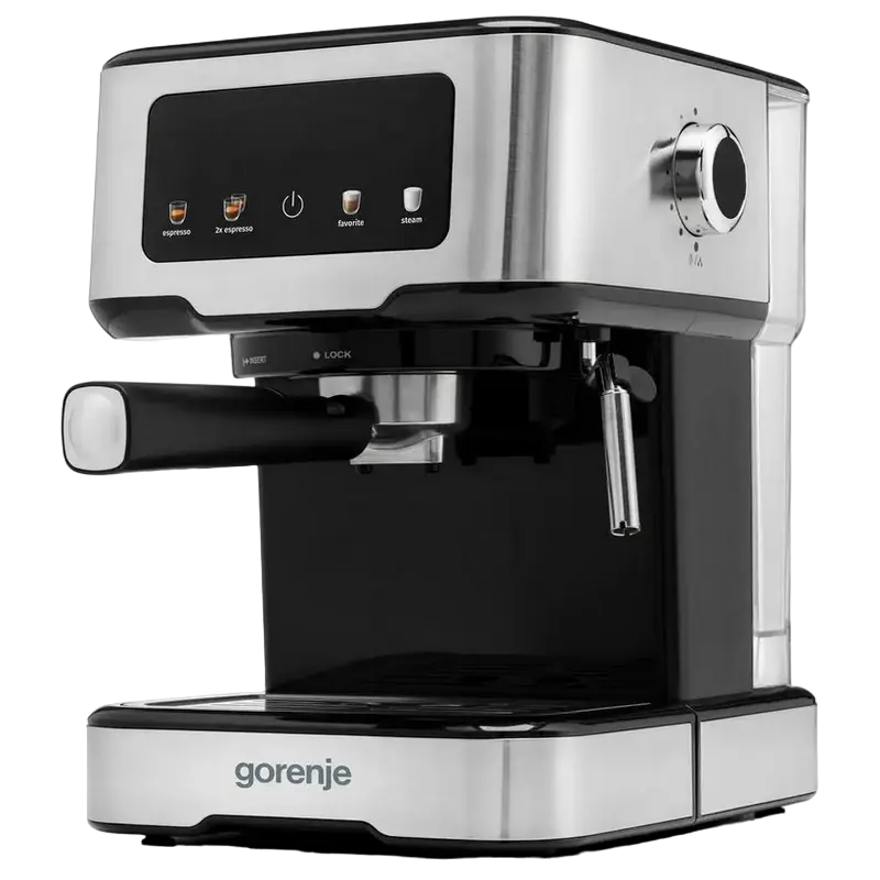 Кофеварка рожковая Gorenje ESCM15CD Нержавеющая сталь