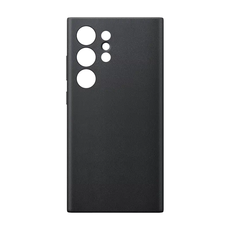 Husă Samsung Galaxy S24 Ultra Vegan Leather Case Vegan Leather Negru