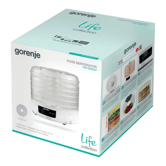 Сушилка для фруктов Gorenje FDK500GCW Белый