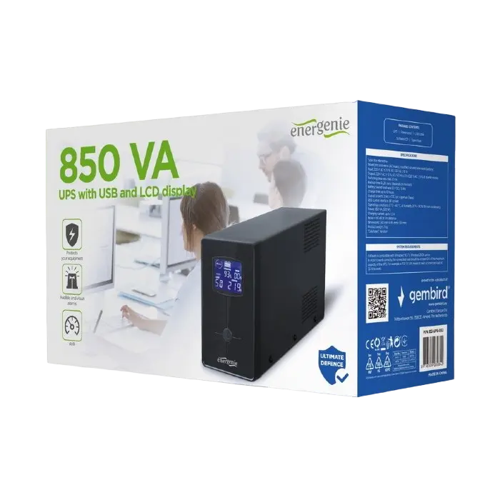 Sursă de alimentare neîntreruptibilă Gembird EnerGenie EG-UPS-032 Negru