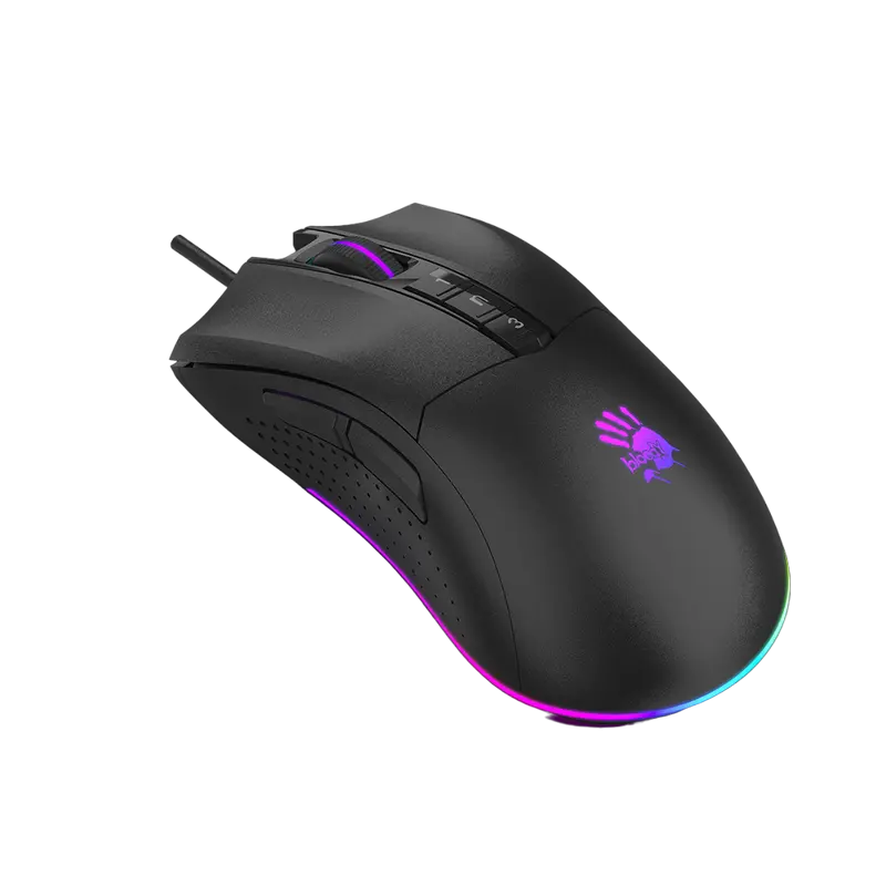 Игровая мышь Bloody P90s Проводное Чёрный