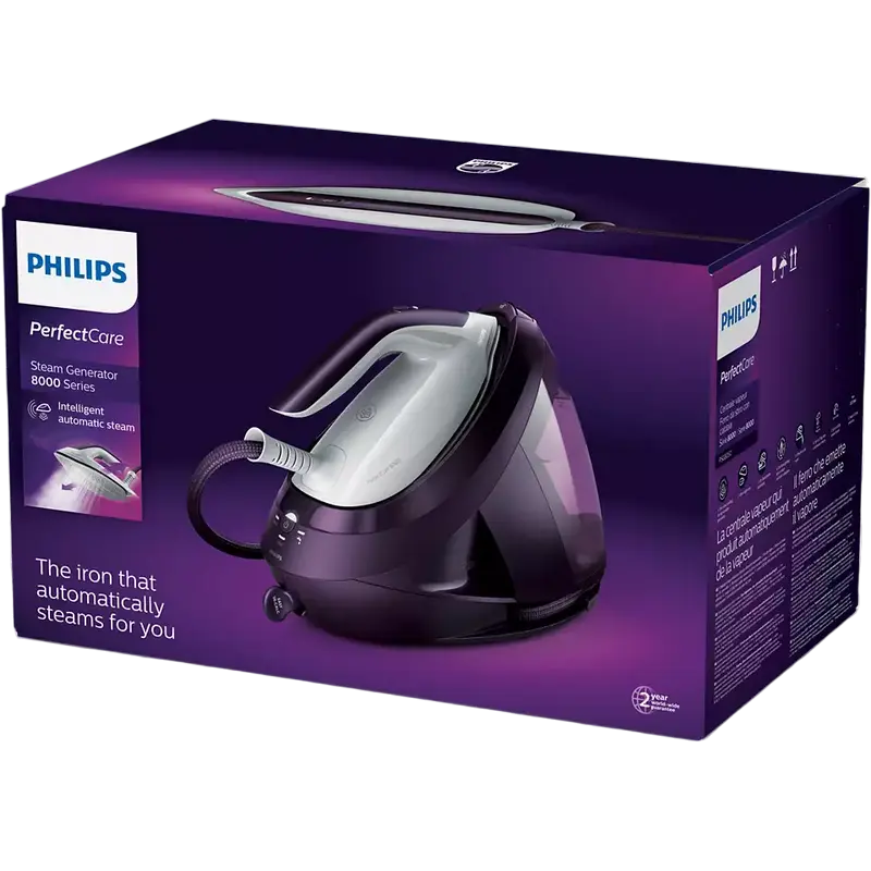 Утюг с парогенератором Philips PSG8050/30 Фиолетовый