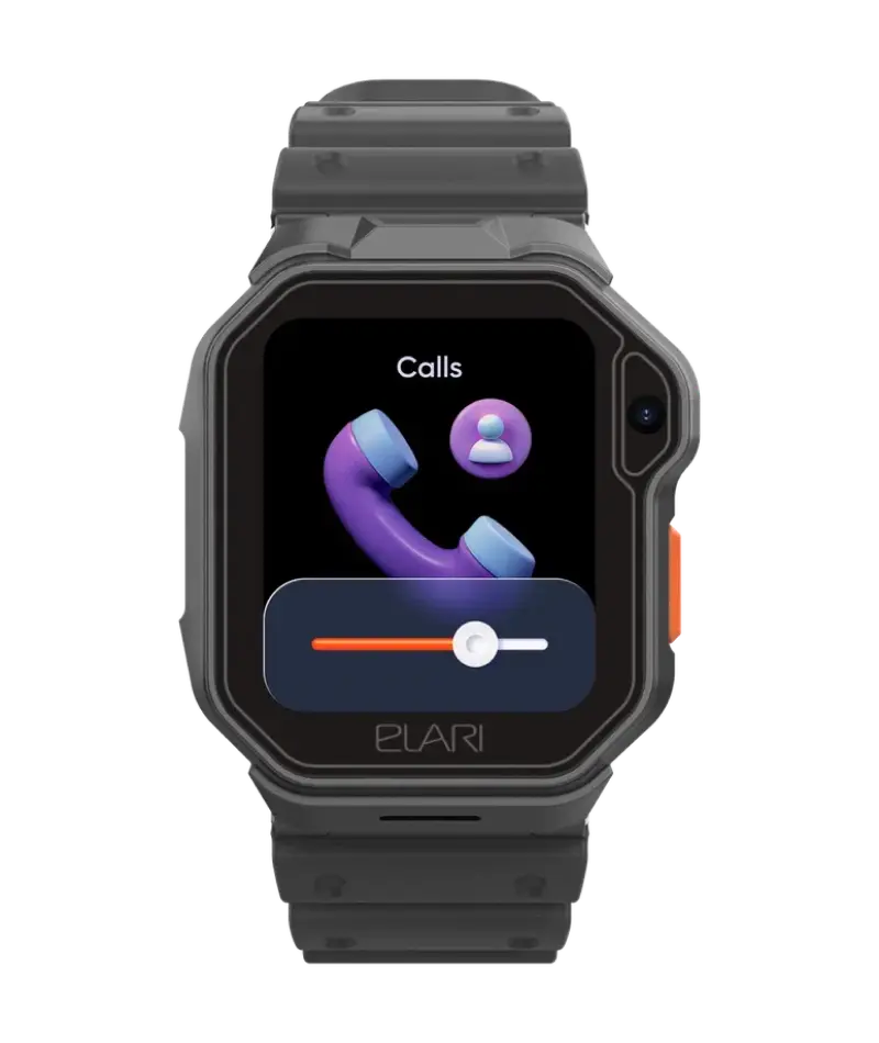 Ceas pentru copii Elari KidPhone Techno 4G Negru