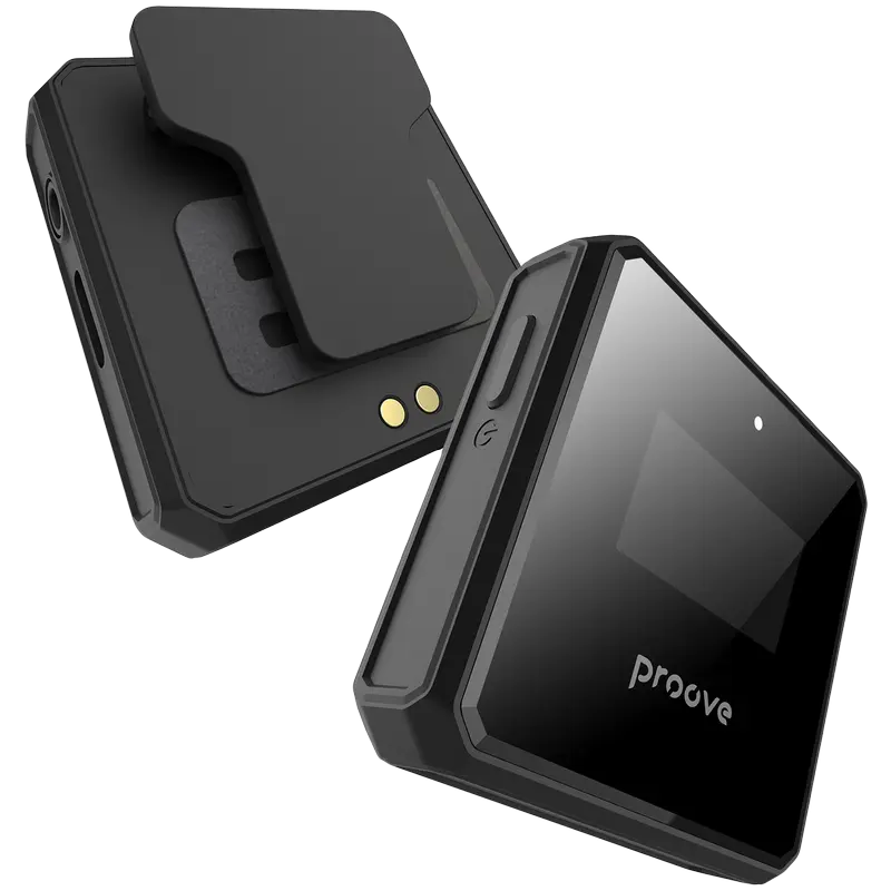 Портативный записывающий микрофон Proove Forum Беспроводной Черный