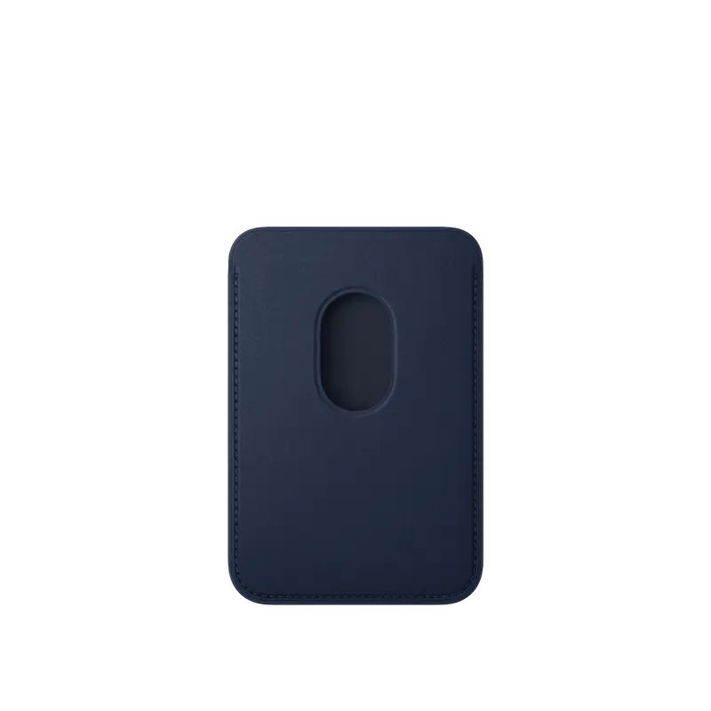 Чехол-бумажник Apple iPhone FineWoven Wallet with MagSafe FineWoven с MagSafe Deep Blue