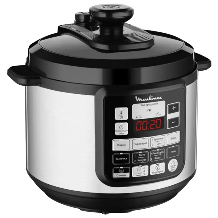 Мультиварка Moulinex CE620D34 Черный/ Нержавеющая Сталь