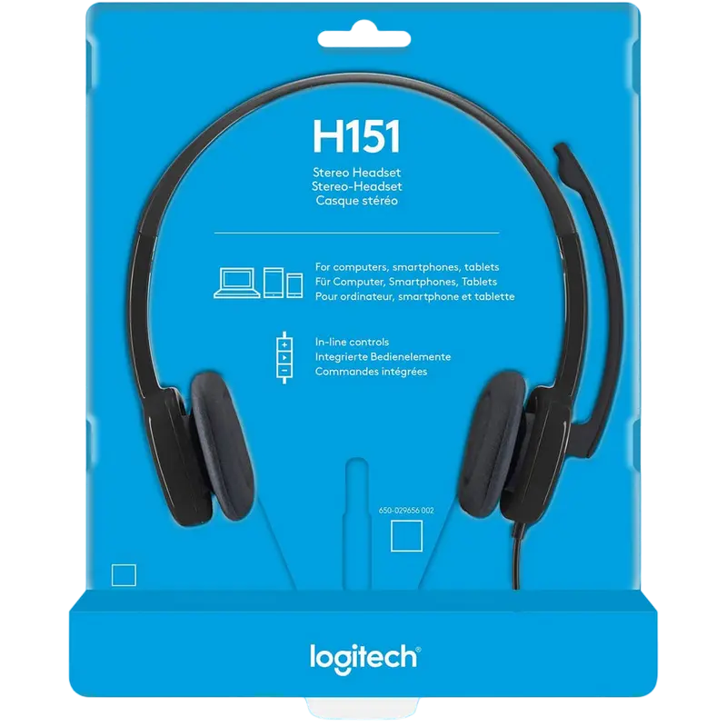 Căști Logitech H151 Negru