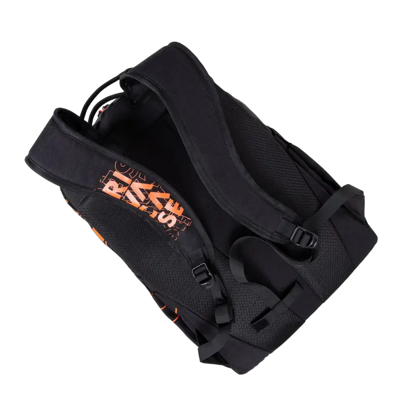 Rucsac zilnic Rivacase Heide Negru/Portocaliu