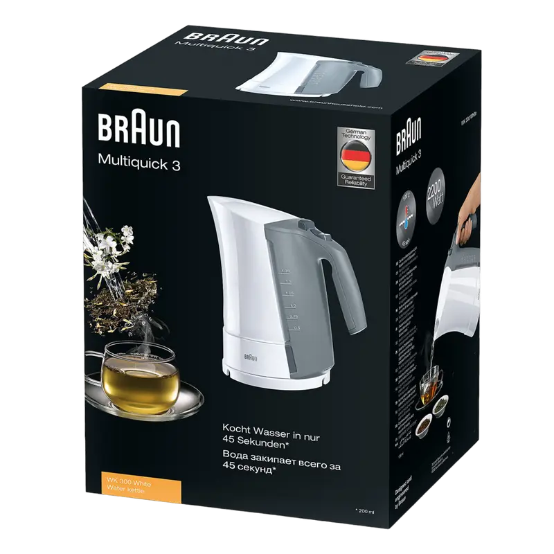 Электрочайник Braun WK300 Белый