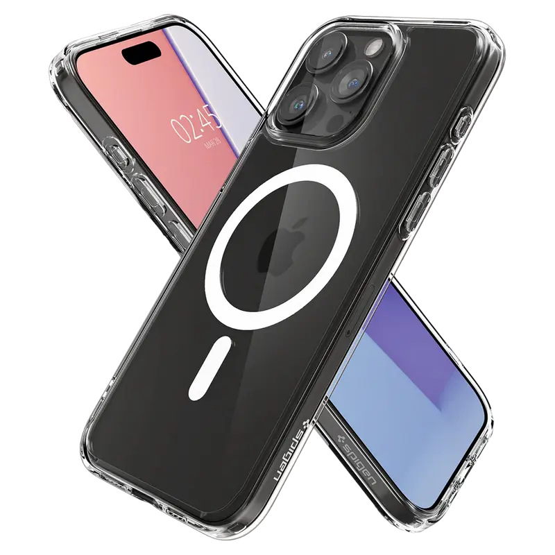 Чехол Spigen Apple iPhone 15 Ultra Hybrid Magsafe Ultra Hybrid Mag Magsafe Прозрачный