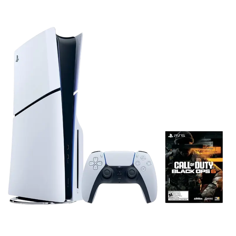 Игровая консоль SONY PlayStation 5 Slim Disc Edition + Call of Duty Black Ops 6 Белый