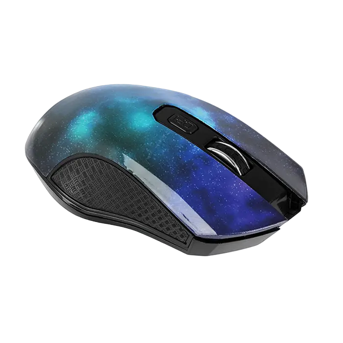 Беcпроводная мышь QUMO Universe Беспроводное Разноцветный