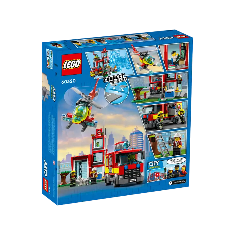Конструктор LEGO Fire Station Разноцветный
