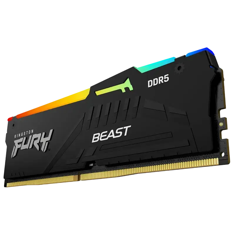 Оперативная память Kingston FURY Beast RGB FURY Beast RGB 16 ГБ Чёрный