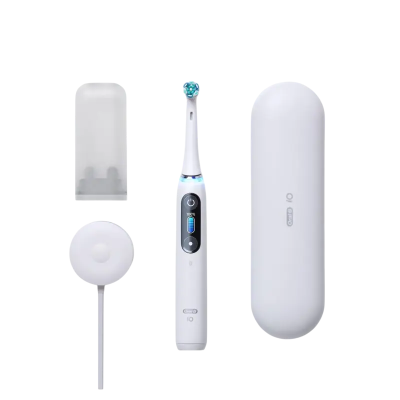 Periuță de dinți electrică Pentru adulți Braun Oral-B iO 8 White Alabaster