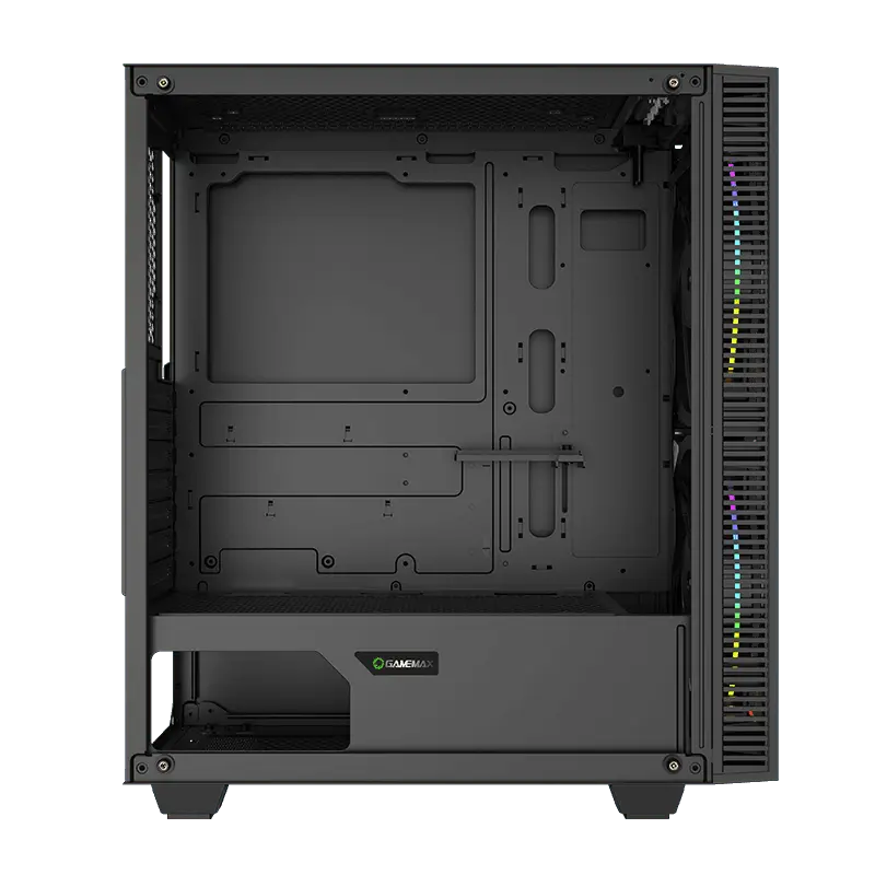 Carcasă PC Gamemax BLACK HOLE Midi-Tower Negru