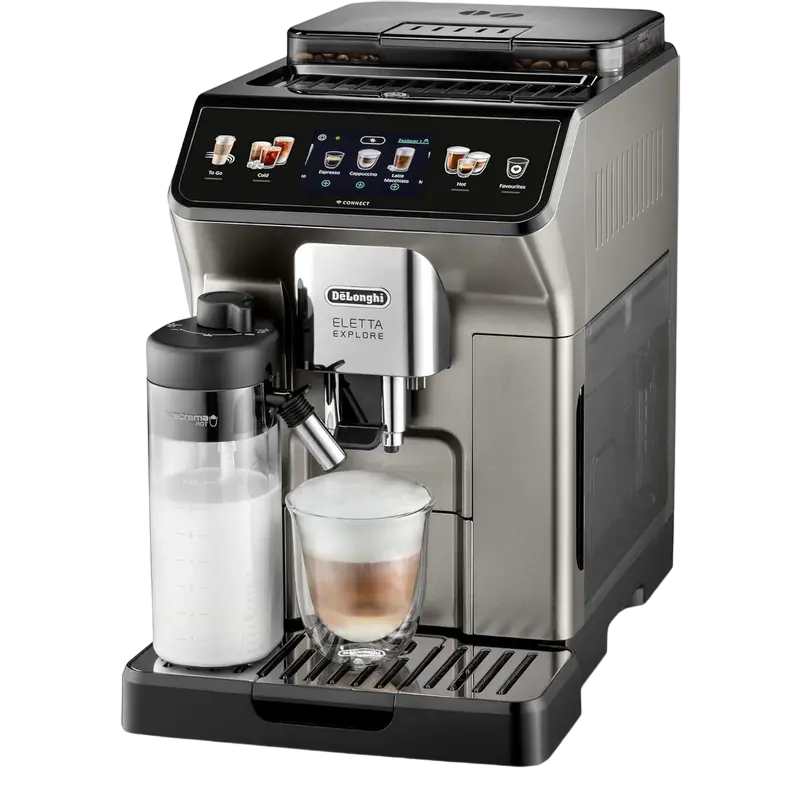 Кофемашина DeLonghi ECAM 450.86.T Серебристый