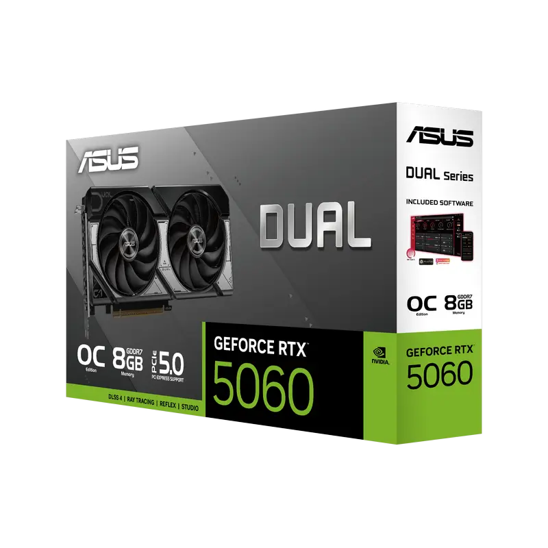 Видеокарта ASUS Dual GeForce RTX 5060 OC