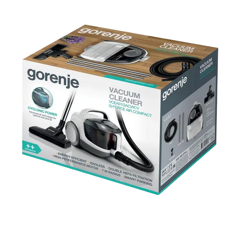 Пылесос Gorenje VCEA01GACWCY Белый