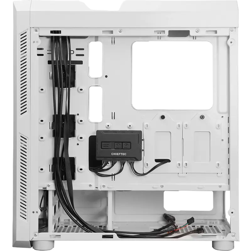 Carcasă PC Chieftec GL-03W-OP Midi-Tower Alb