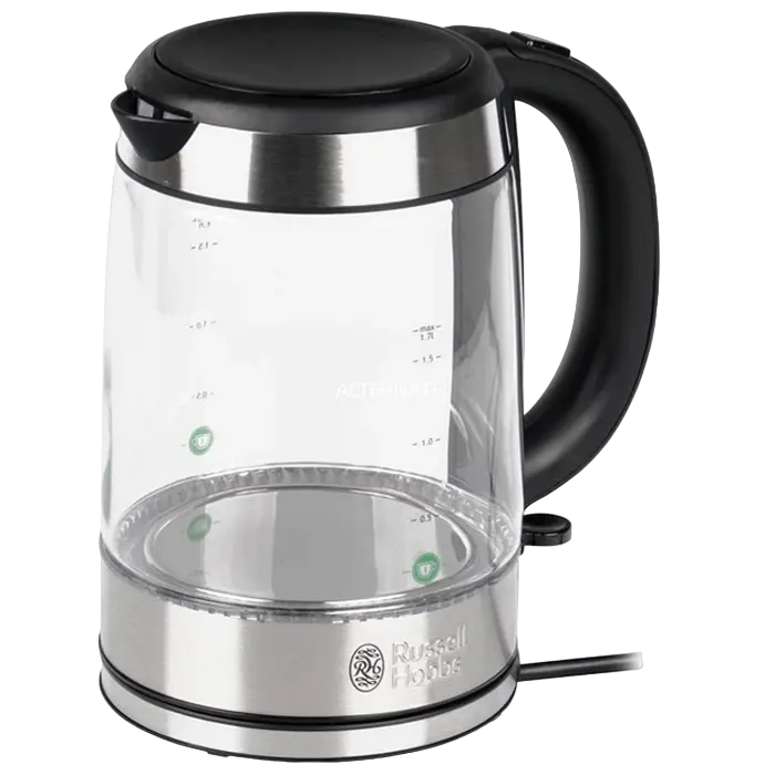Электрочайник Russell Hobbs Glass Нержавеющая сталь