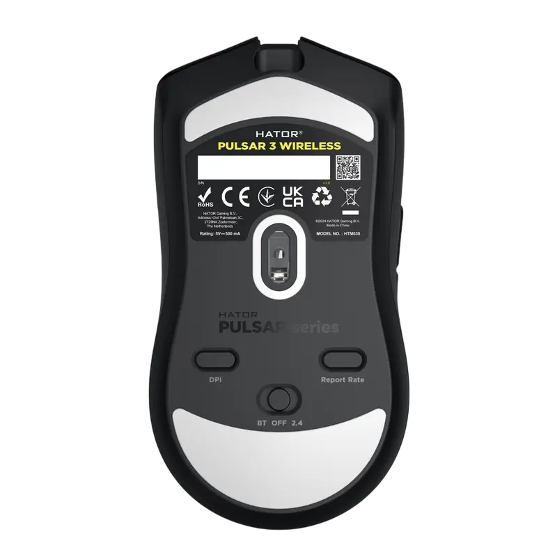 Игровая мышь HATOR Pulsar 3 Проводное,Беспроводное Чёрный