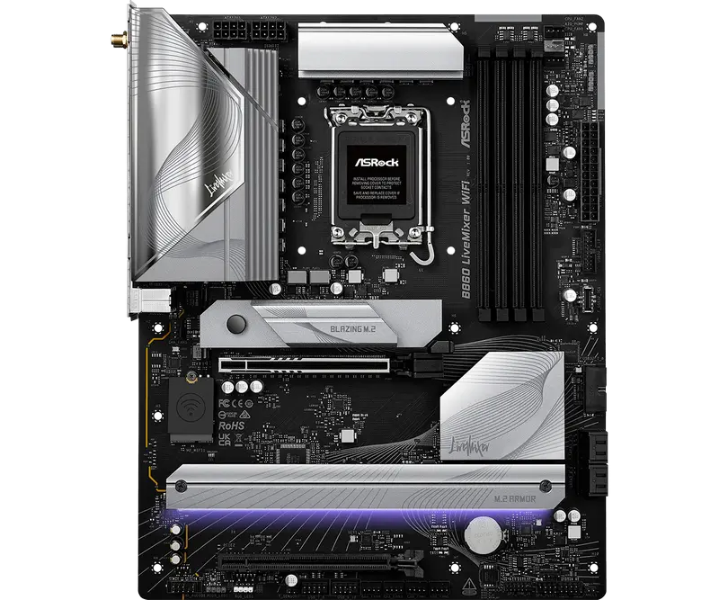 Placă de bază ASRock B860 LIVEMIXER WIFI LGA1851 ATX