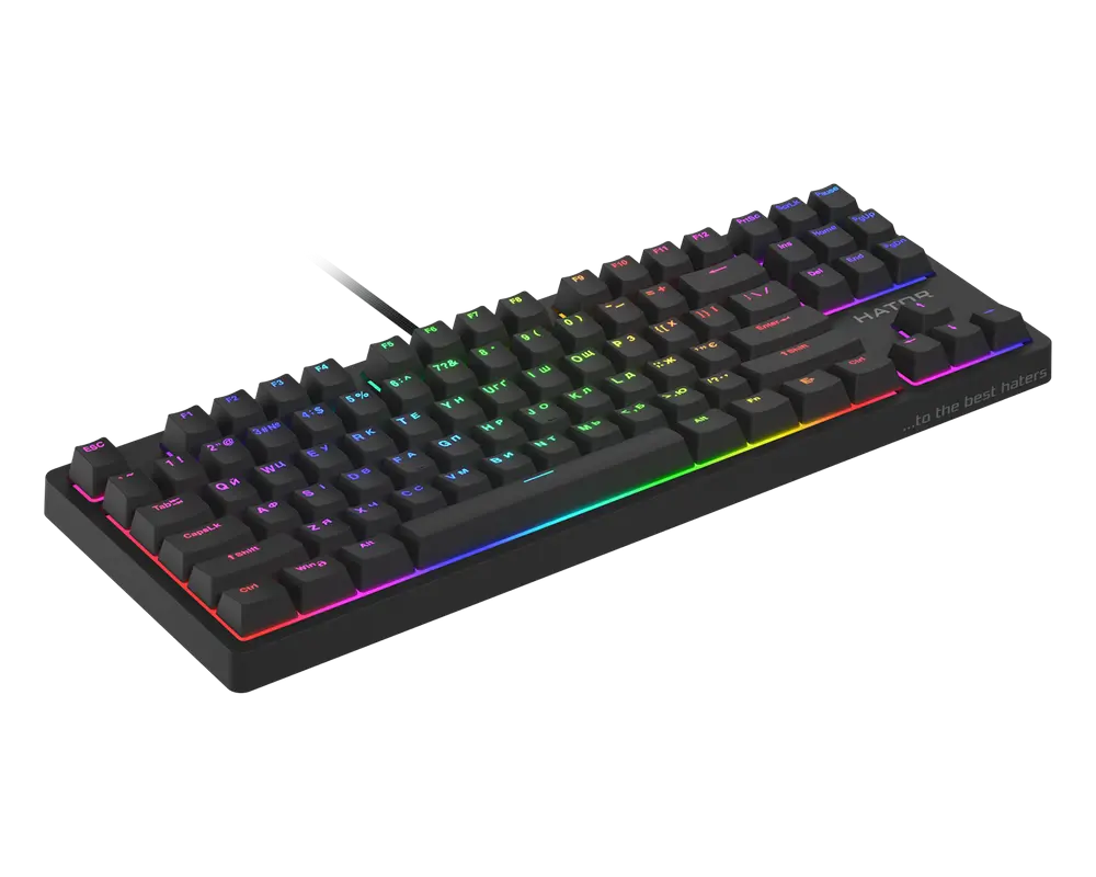 Tastatură HATOR Rockfall 2 Optica TKL Mecanic Negru