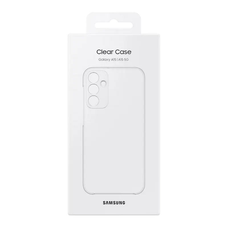 Чехол Samsung Galaxy A15 Clear Case Clear Прозрачный