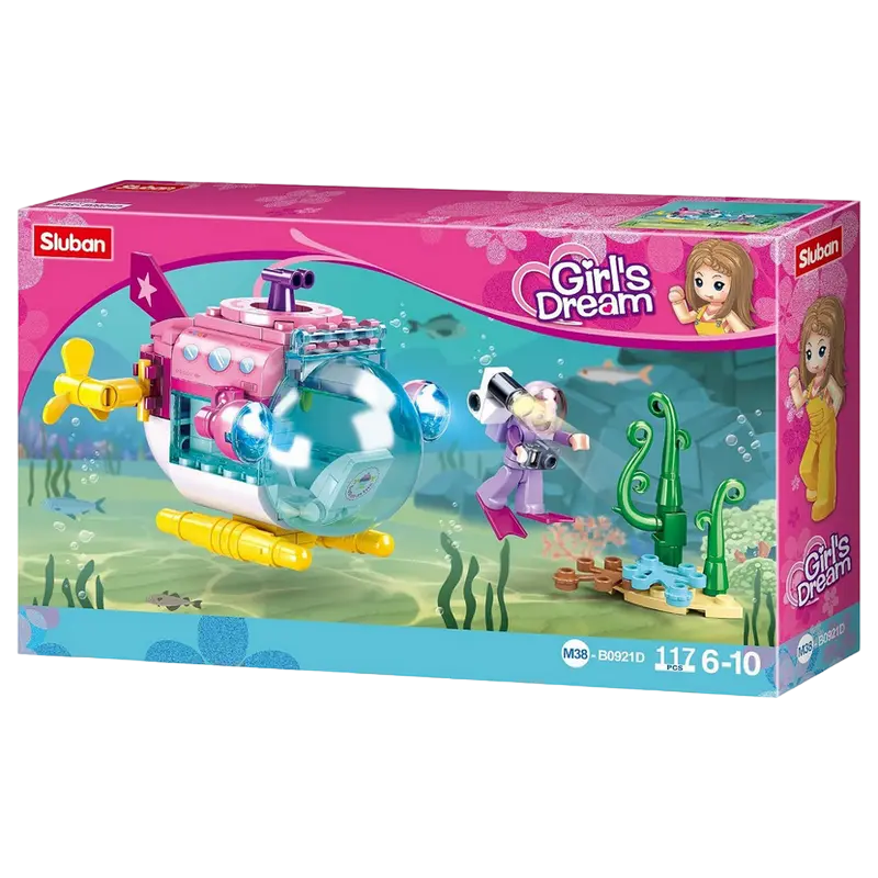 Конструктор Sluban Girls Dream - Colorful Transport Разноцветный