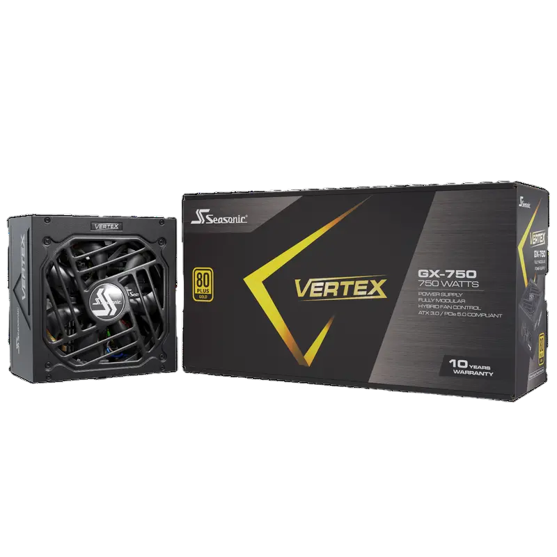 Tip Блок питания для компьютеров Seasonic Vertex GX ATX Черный