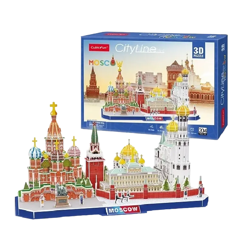 Puzzle 3D CubicFun City Line Moscow