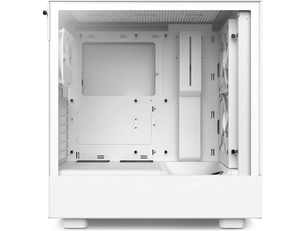 Carcasă PC NZXT H5 Flow RGB Midi-Tower Alb