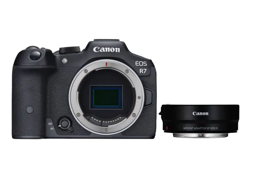 Беззеркальный фотоаппарат Canon EOS R7 Body & Adapter EF-EOS R