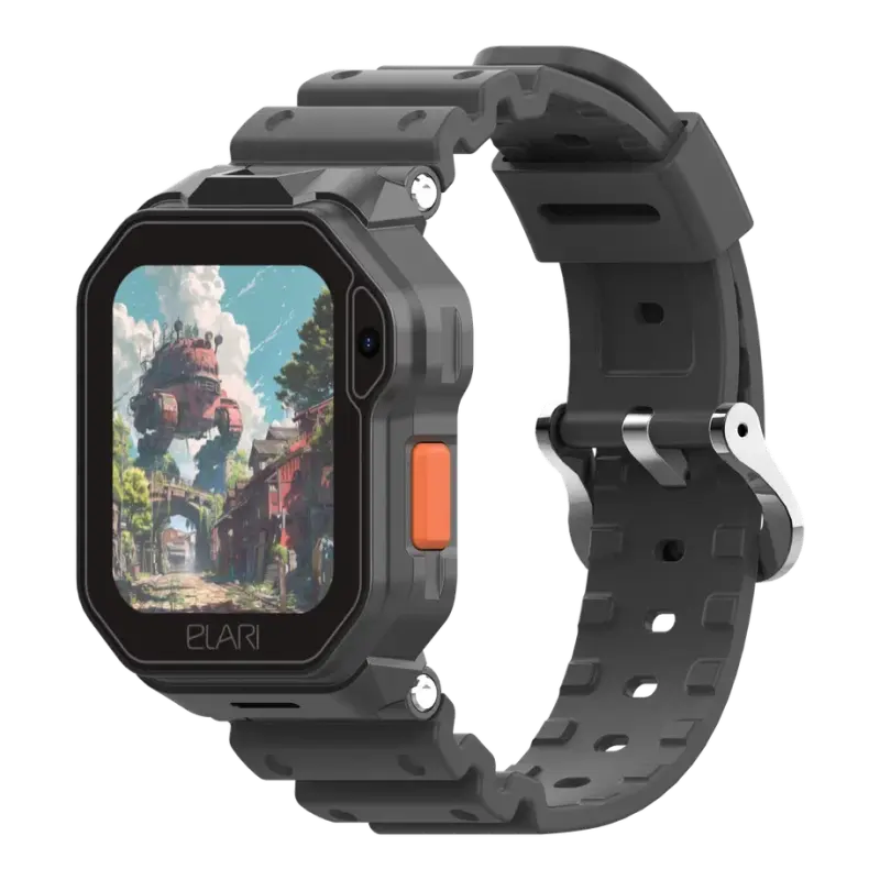 Ceas pentru copii Elari KidPhone Techno 4G Negru