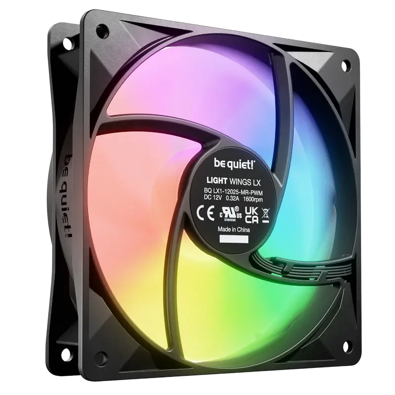 Вентилятор для ПК be quiet! Light Wings LX 120 мм Черный