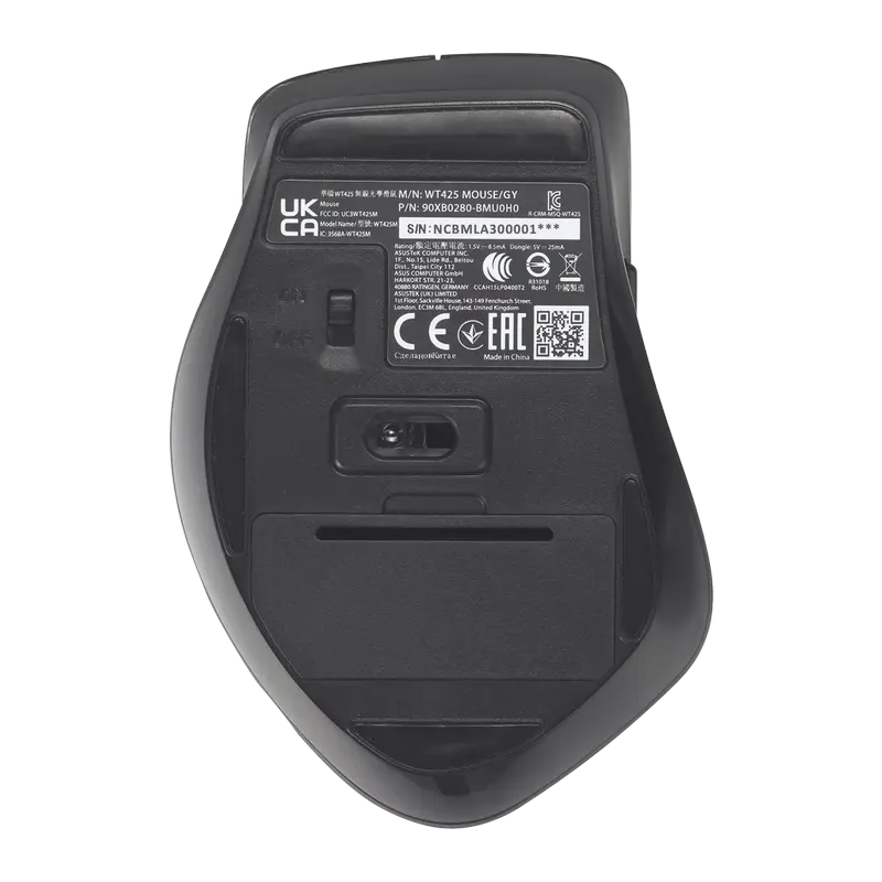 Беcпроводная мышь ASUS WT425 Беспроводное Серый